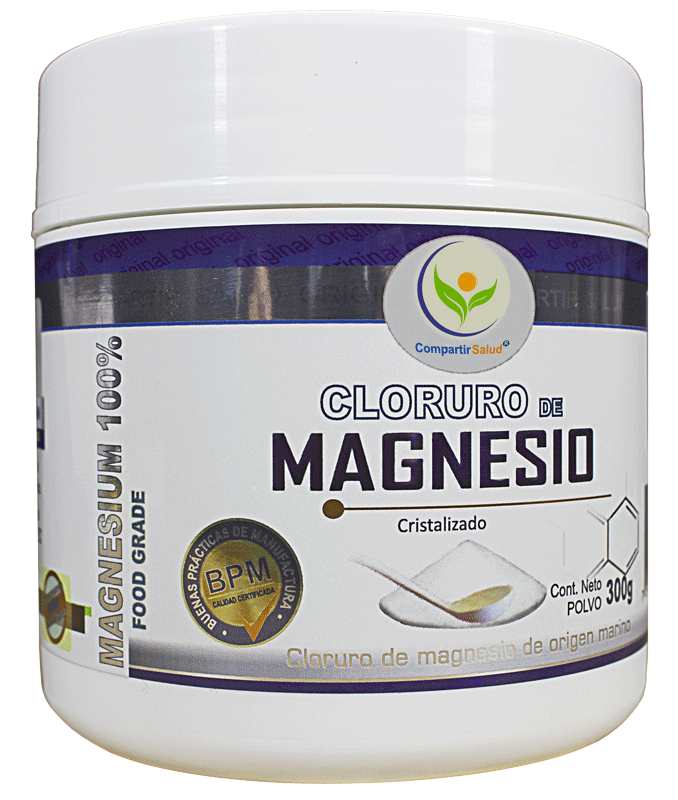 cloruro de magnesio 100% original 300 gramos